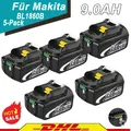 Produktbild: 5X 18V  Ersatzakku für Makita BL1860B 9,0AH Li-Ion BL1850 BL1830 BL1840B