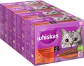 Produktbild: Whiskas 7+ Katzenfutter Nassfutter Klassische Auswahl in Sauce 12x85g 4er Pack