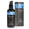 Produktbild: Satin Naturel Hyaluron Serum hochdosiert 50ml - Hyaluronsäure Serum Gesicht -...