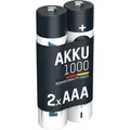 Produktbild: ANSMANN Micro AAA Akku 1000 mAh Hohe Kapazität