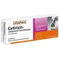 Produktbild: CETIRIZIN-ratiopharm bei Allergien 10 mg Filmtabl. 7 St