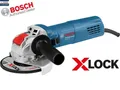 Produktbild: BOSCH® Winkelschleifer GWX 750-125, X-LOCK mit Zusatzhandgriff u.Schutzhaube