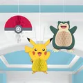 Produktbild: Amscan 9917119 - Pokémon Kinder-Geburtstagsparty, Pokeball, Pikachu, hängende Wabendekorationen, 3 Stück