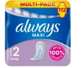 Produktbild: Always Maxi Profresh Long Binden Gr2 geruchsneutralisierend hoher Schutz 112 Stk