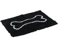 Produktbild: Schmutzmatte Dirty Dog Türmatte Knochen78 x 51 cm schwarz Mikrofaser, Microfaser