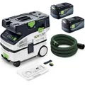 Produktbild: Festool Akku Absaugmobil CLEANTEC CTLC MINI I-Basic 577065 + Akkupack Set Absaug