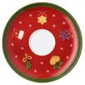 Produktbild: Hutschenreuther Kombi-Untertasse ''Happy Wintertime'' in Rot - Ø 16,4 cm