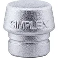 Produktbild: HALDER SIMPLEX Ersatzeinsatz Weichmetall silber 40mm