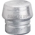 Produktbild: Halder Simplex Schonhammer-Einsatz Hammer-Kopf ø 40 mm Härtegrad 5 Alu