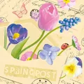 Produktbild: Linclass Serviette Springpost 40 x 40 cm 1/4 Falz