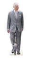 Produktbild: Dekofigur King Charles Pappaufsteller Grey Suit Pappaufsteller