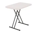 Produktbild: unststoff Klapptisch Weiß Klapptisch höhenverstellbar 49x76x53 cm LIFETIME