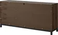 Produktbild: MASSIVMOEBEL24 Sideboard Kernbuche 175x45x85 tabacco braun geölt VILLANDERS #208