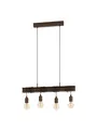 Produktbild: EGLO TOWNSHEND 4 Hängeleuchte, antik-braun, schwarz