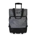 Produktbild: Punta® Einkaufstrolley Schwarz/Silber (33 L) - Stabiler Einkaufswagen für müheloses Einkaufen mit leise laufenden Skater-Rollen - Perfekt als Shopper und Weekender - Einkaufstrolley klappbar
