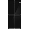 Produktbild: Bosch Hausgeräte Serie 4, Kühl-Gefrierkombination mehrtürig, Glasfront, 189.5 x 85.5 cm, Schwarz, KMC85LBEA (547 l) (KMC85LBEA)