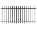 Produktbild: Zaunsystem Chaussee Zaunfeld-matt schwarz-1200 mm