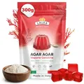 Produktbild: Agar Agar Pulver 300g - Veganes Gelatinepulver - Glutenfrei, Pflanzliche Gelatine - Premium Qualität für Geliermittel und Verdickungsmittel,HALAL, KOSCHER UND KETO