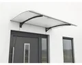 Produktbild: Gutta Pultvordach PT Secco 150x90 cm anthrazit Polycarbonat klar