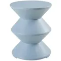Produktbild: en.casa Beistelltisch, »Kyppeslo« 47xØ37 cm Indoor Outdoor Leichtbeton Hellblau blau
