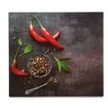 Produktbild: Zeller Chili Herdblende-/Abdeckplatte, 56 x 50 cm 26318 , Material: ESG-Sicherheitsglas