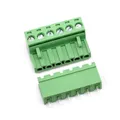 Produktbild: 10 Sets 6Pin Schraubklemmenstecker – 5,08 mm Raster, PCB SteckerBuchse, 300 V...
