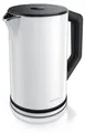 Produktbild: Arendo Wasserkocher mit Temperatureinstellung 40 - 100 °C, Edelstahl, LED-Display, 1,5L, 2200W, Doppelwand Design, BPA-frei, Weiß