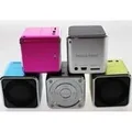 Produktbild: Technaxx Mini MusicMan Soundstation Silber - Portabler Mini-Lautsprecher / Soundstation mit eingebautem MP3-Player - Silber