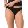 Produktbild: SKINY Damen Rio Slip, Vorteilspack - Bikini Briefs, Cotton Stretch, Basic Schwarz S 4er Pack (2x2P)