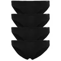 Produktbild: Skiny 4er Pack, Advantage Cotton Damen Rio Slip (36, Black)