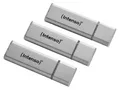 Produktbild: INTENSO USB-Stick Alu Line 3521483 USB 2.0 32GB 3er Pack silber
