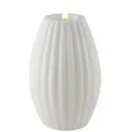 Produktbild: Stumpenkerze LED Weiß gerillt 10 x 15cm