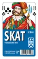 Produktbild: 5 x 32 Blatt Ravensburger Spielkarten Skat Französisches Bild Etui 27003