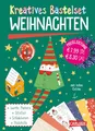Produktbild: Bastelset für Kinder: Kreatives Bastelset: Weihnachten: Set mit buntem Bastelpapier, Stickern und Holzteilen | Bastelspaß zu Weihnachten mit vielen tollen Extras für Kinder ab 6 Jahren