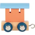 Produktbild: Legler Small Foot Buchstabenzug Polar Waggon Lachs & Eisblau Holz 24 Monaten
