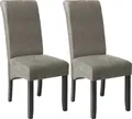 Produktbild: tectake® Esszimmerstuhl gepolstert mit Kunstlederbezug 44 x 63 x 106 cm