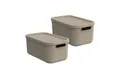 Produktbild: ROTHO Aufbewahrungsbox Albula Light Kiste 12l mit Deckel (Aufbewahrungsboxenset, 2er-Set)