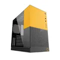 Produktbild: Geometric Future M4 King Arthur Schwarz, Mid/Mini Tower, E-ATX/ATX Gaming-Gehäuse, vertikales Lufttunnel-Design, Typ C, vertikale GPU-Halterung, GEO-M4-KAB