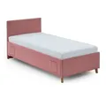 Produktbild: meise.möbel Polsterbett Cool mit Lattenrost Cord Rosa Rose 120 x 200 cm