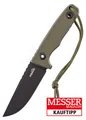 Produktbild: SCHNITZEL TRI Outdoormesser Kydex Scheide Dangler Tragesystem Bushcraft grün