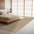 Produktbild: the carpet Kansas - Stilvoller Teppich im Jute-Look, ideal für Wohnzimmer, Esszimmer & Flur, pflegeleicht und wetterbeständig für Indoor & Outdoor, ca. 80 x 250 cm