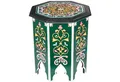Produktbild: Marrakesch Orient & Mediterran Interior Beistelltisch Orientalischer Beistelltisch Blumenhocker Gargar Grün (1-St), Handarbeit