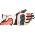 Produktbild: Alpinestars SP-2 V3 Gr L Motorrad Handschuhe Sommer Leder Touchscreen weiß-rot