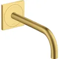 Produktbild: hansgrohe AXOR Uno Waschtischmischer, Elektronik, Unterputz, Ausladung 225mm, Netzbetrieb, 38120250, Farbe: Brushed Gold Optic