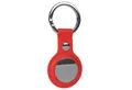Produktbild: EAZY CASE Schlüsselanhänger Anhänger kompatibel mit Apple AirTag, Schutzhülle Airtags Hülle mit Silikon Schlaufe Tracker Karabiner Rot
