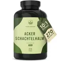 Produktbild: Ackerschachtelhalm Kapseln - 270 Stück - 500mg Extrakt (10:1) hochdosiert - 5000mg Tagesdosis - 9 Monate Vorrat - Zinnkraut - Deutsche Produktion - Vegan - TRUE NATURE