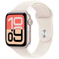 Produktbild: Apple Watch SE3 44 mm Aluminium (GPS + Cellular) Sportarmband M/L polarstern