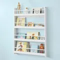 Produktbild: B-waren Kinderregal Bücherregal für Kinder Hängeregal m. Ablagen KMB08-W-bwaren