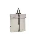 Produktbild: New Rebels Backham Los Angeles Rolltop Mini-Rucksack für Erwachsene, Unisex, Beige/Beige, 27x8x33cm, Casual