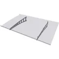 Produktbild: Gutta Pultvordach Pico Top 140 Verzinkt/Klar 140 cm x 90 cm x 6 cm